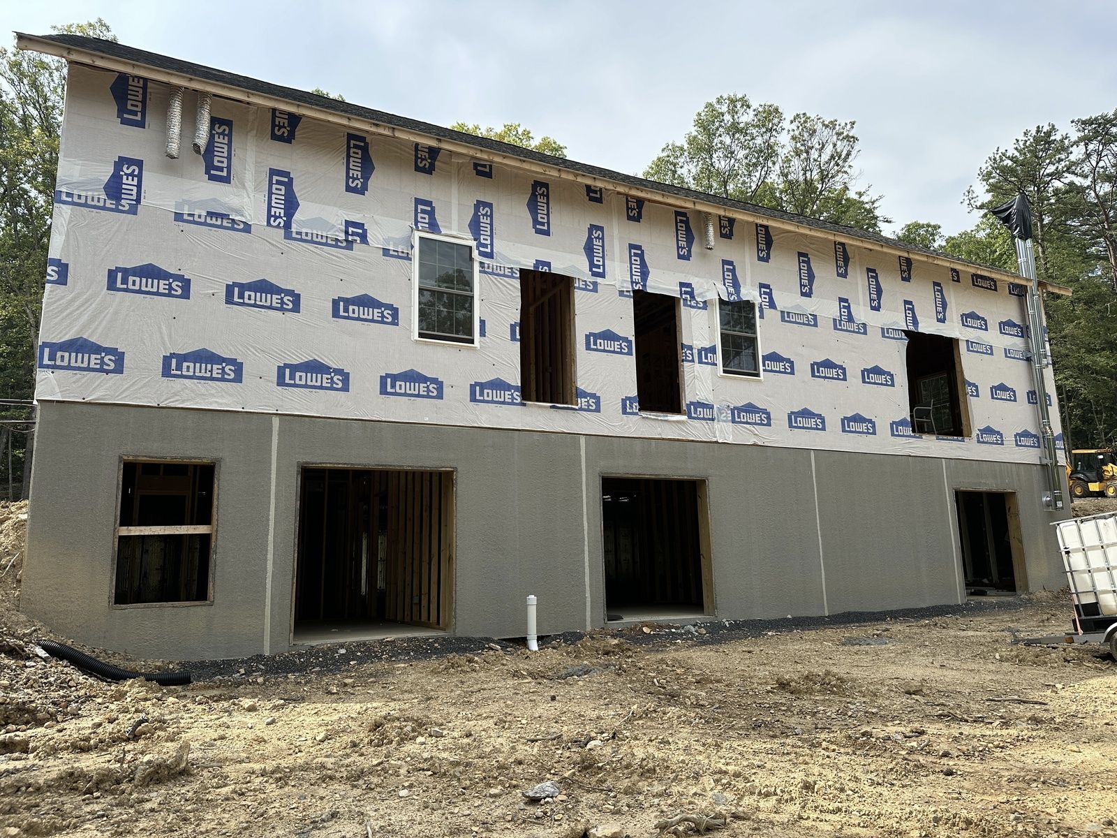 new house construction exterior view va