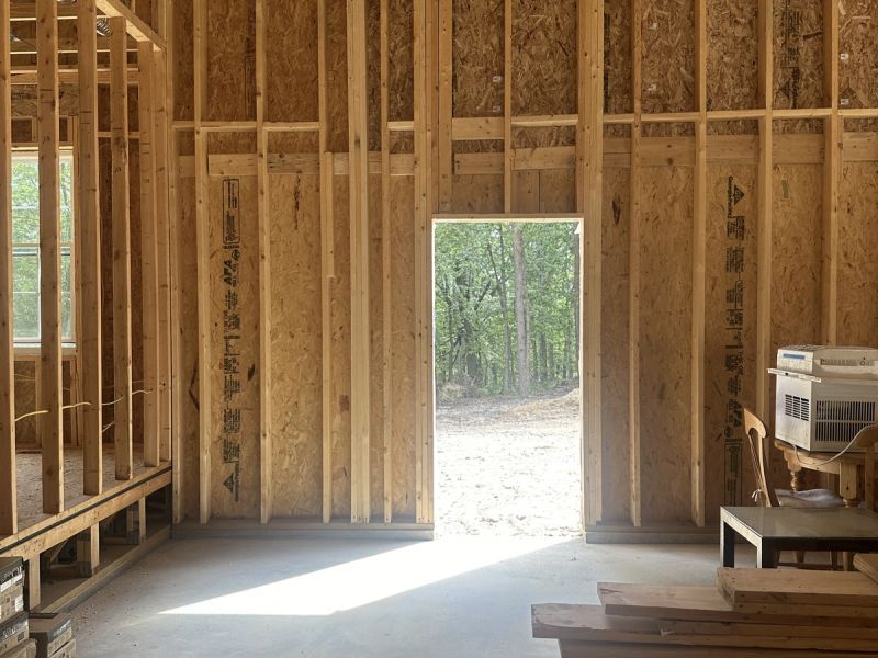 deck construction and repair in winchester interior framing photo